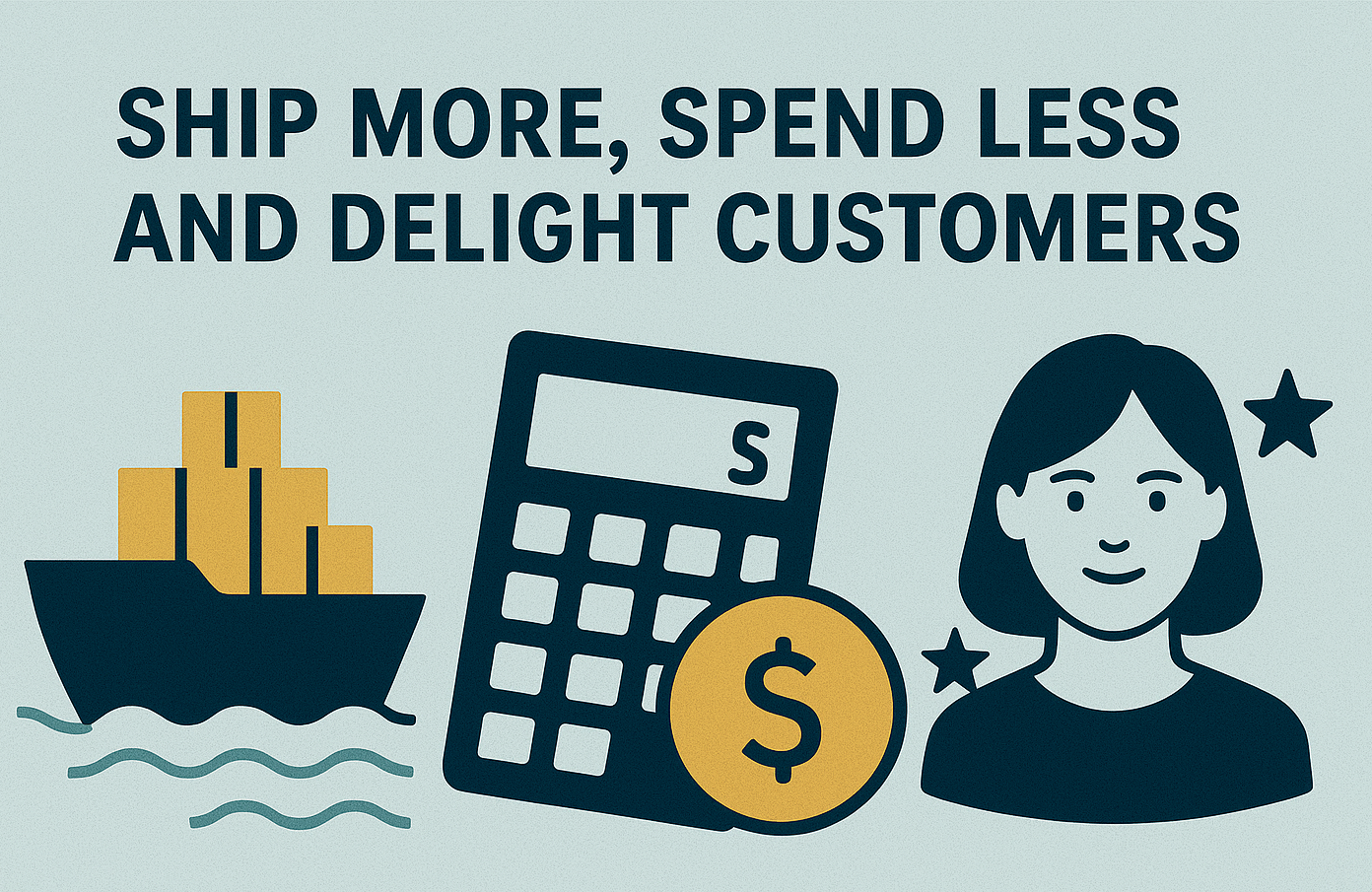 Ship more, spend less
